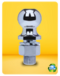 ARUPRO CHROME TRAILER HITCH BALL - 2"
