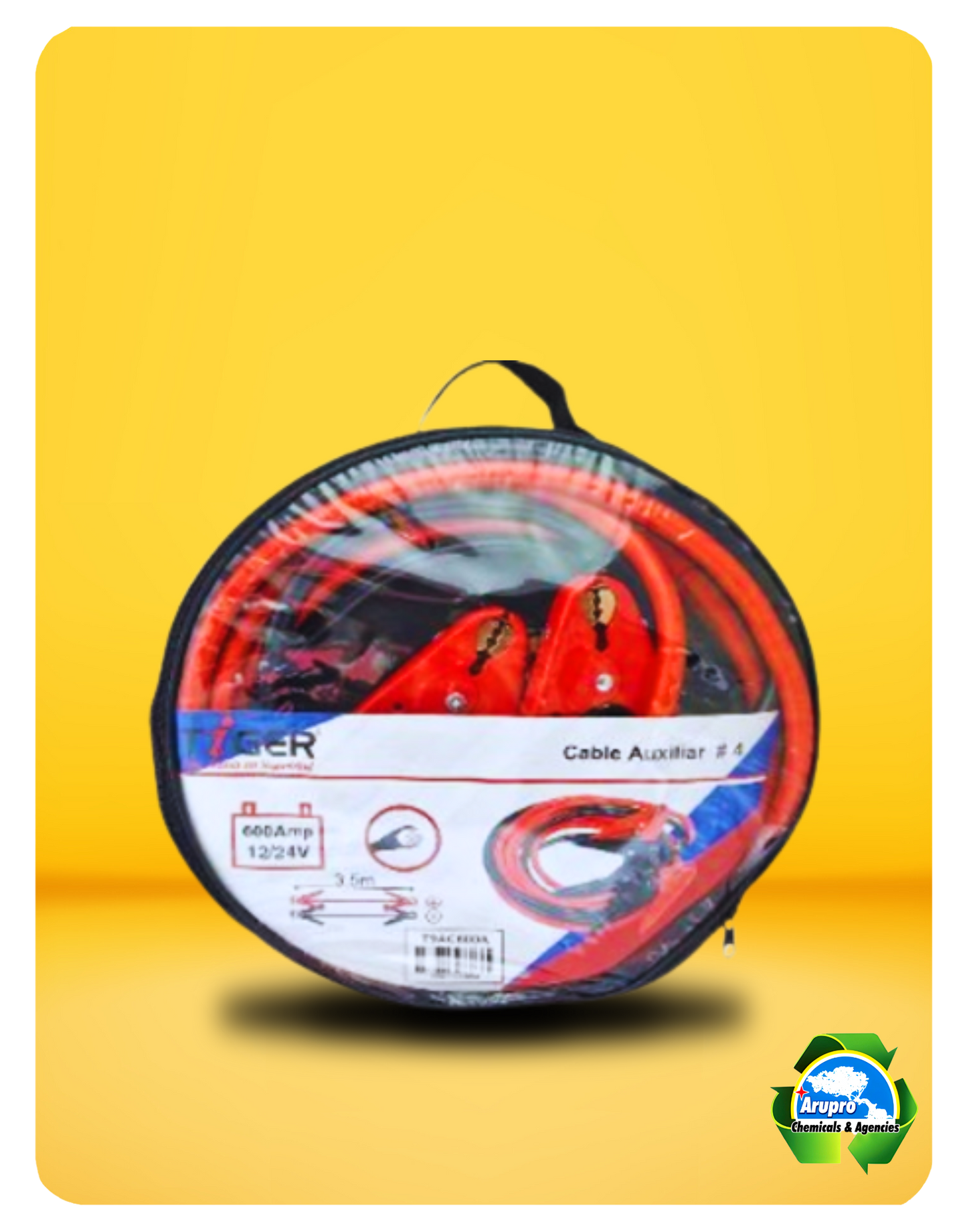 JUMPER CABLES 100% COOPER 600AMP - 3.5m
