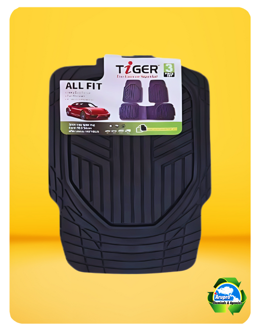 ARUPRO 3-PIECE CAR CARPET PVC TRAY (T7A3PBBL)