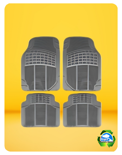 ARUPRO - 4 PIECES CAR CARPET PVC TRAY (JBE1014G)