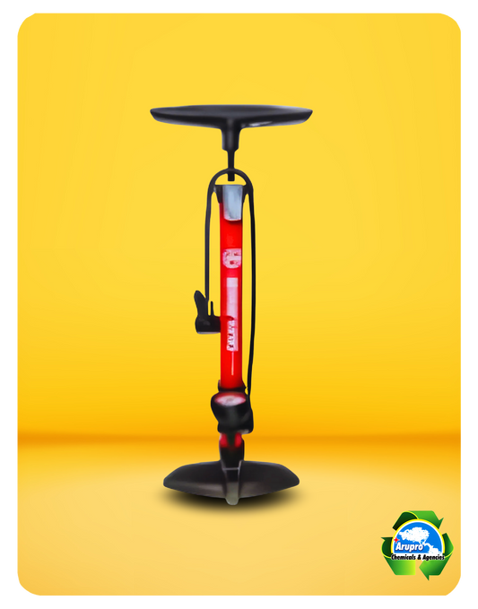 ARUPRO - STANDING AIR PUMP WITH PRESSURE GAUGE (160PSI)