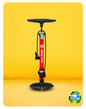 ARUPRO - STANDING AIR PUMP WITH PRESSURE GAUGE (160PSI)