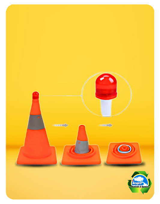 ARUPRO - RETRACTABLE REFLECTIVE CONE WITH LIGHT