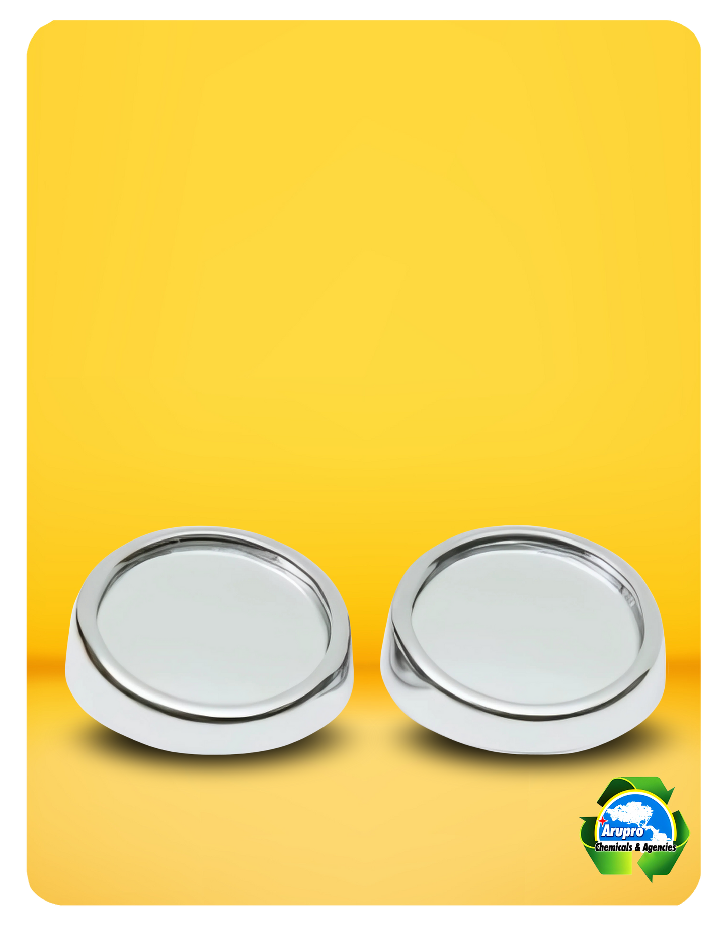 ARUPRO - ROUND CHROME BLIND SPOT MIRROR 360°