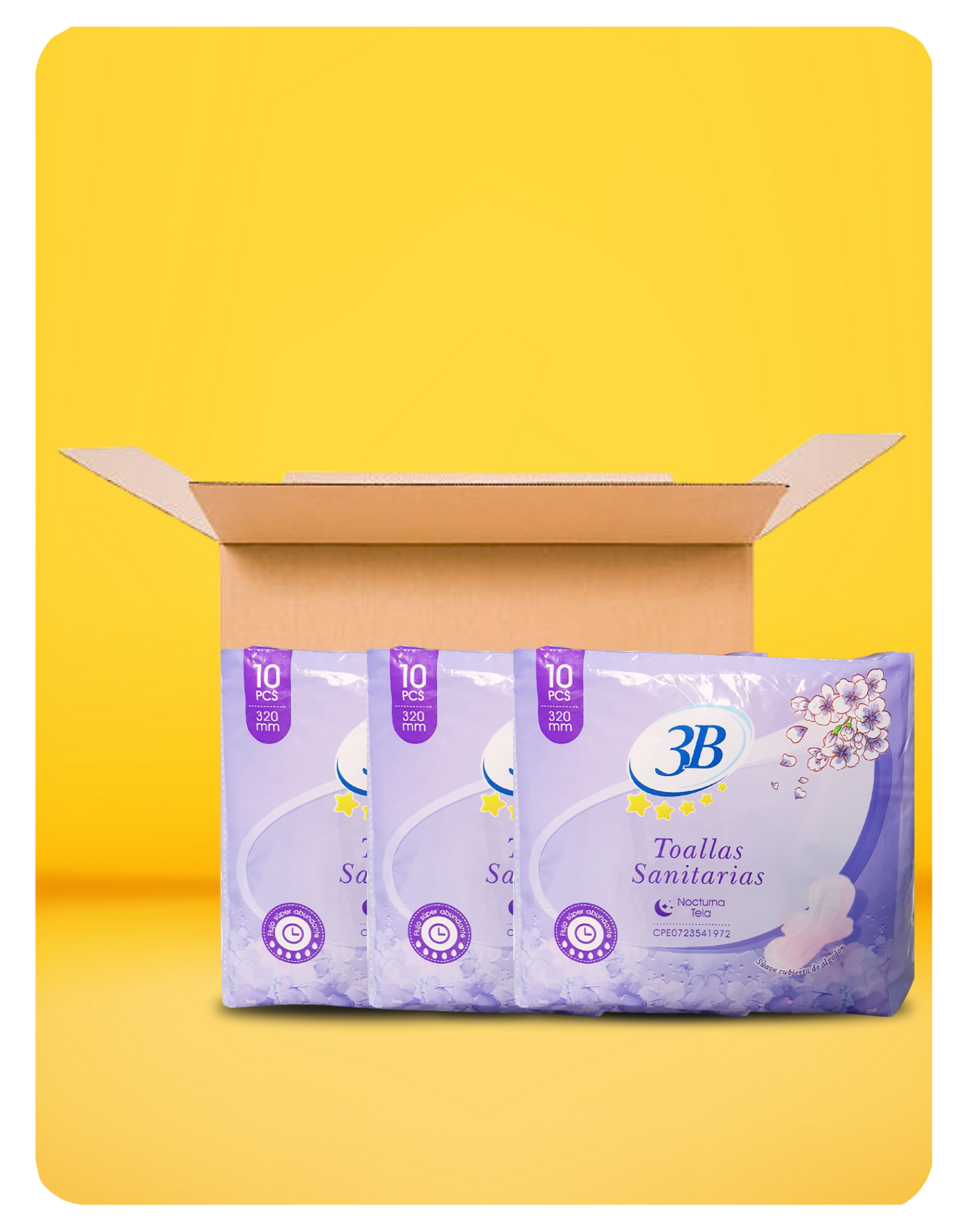 3B PREMIUM INTIMATE PADS - NIGHTTIME