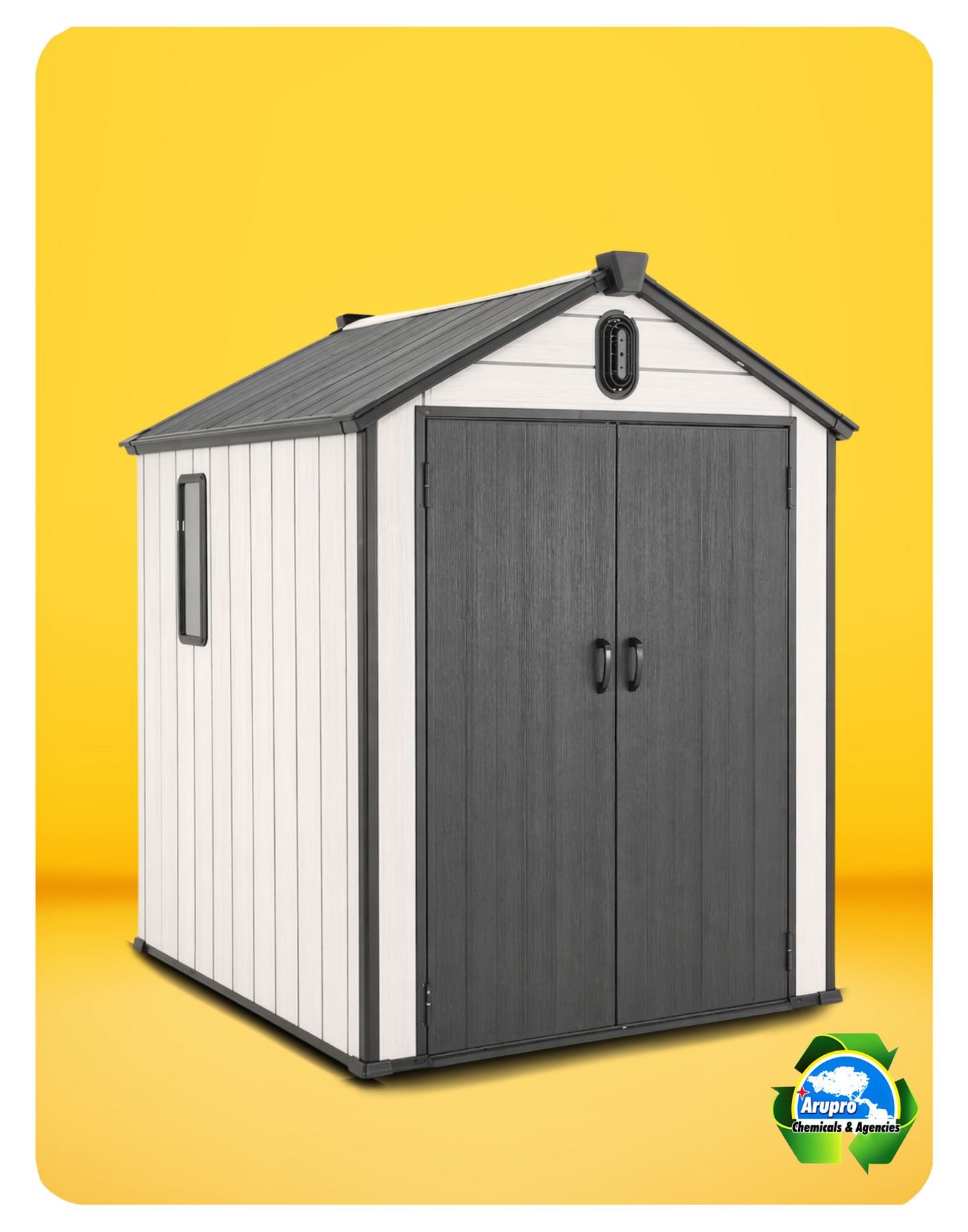 OUTDOOR RESIN STORAGE SHED