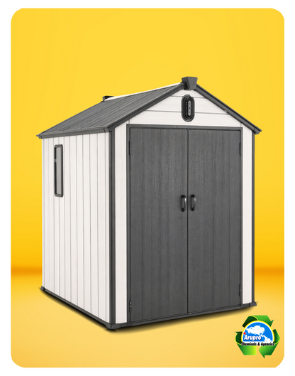 OUTDOOR RESIN STORAGE SHED