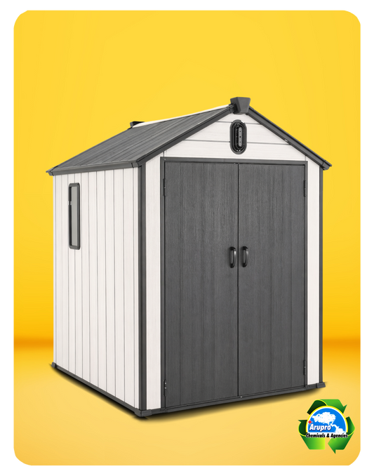 OUTDOOR RESIN STORAGE SHED