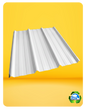 ASA WHITE TRAPEZIUM ROOFSHEETS - 2.0mm