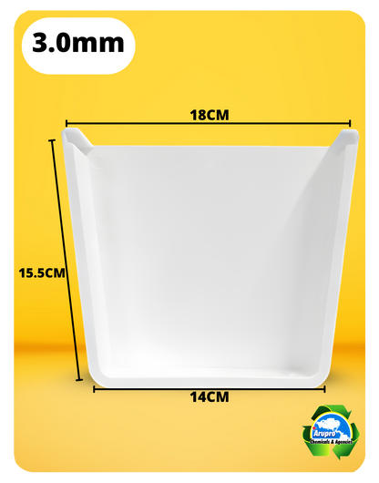 U-PVC END CAP - LEFT/RIGHT - GUTTER(3.0mm)