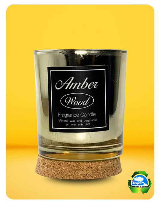 WOOD CANDLE - AMBER