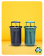 TRASH CAN 60L OUTDOOR - (pre-order)