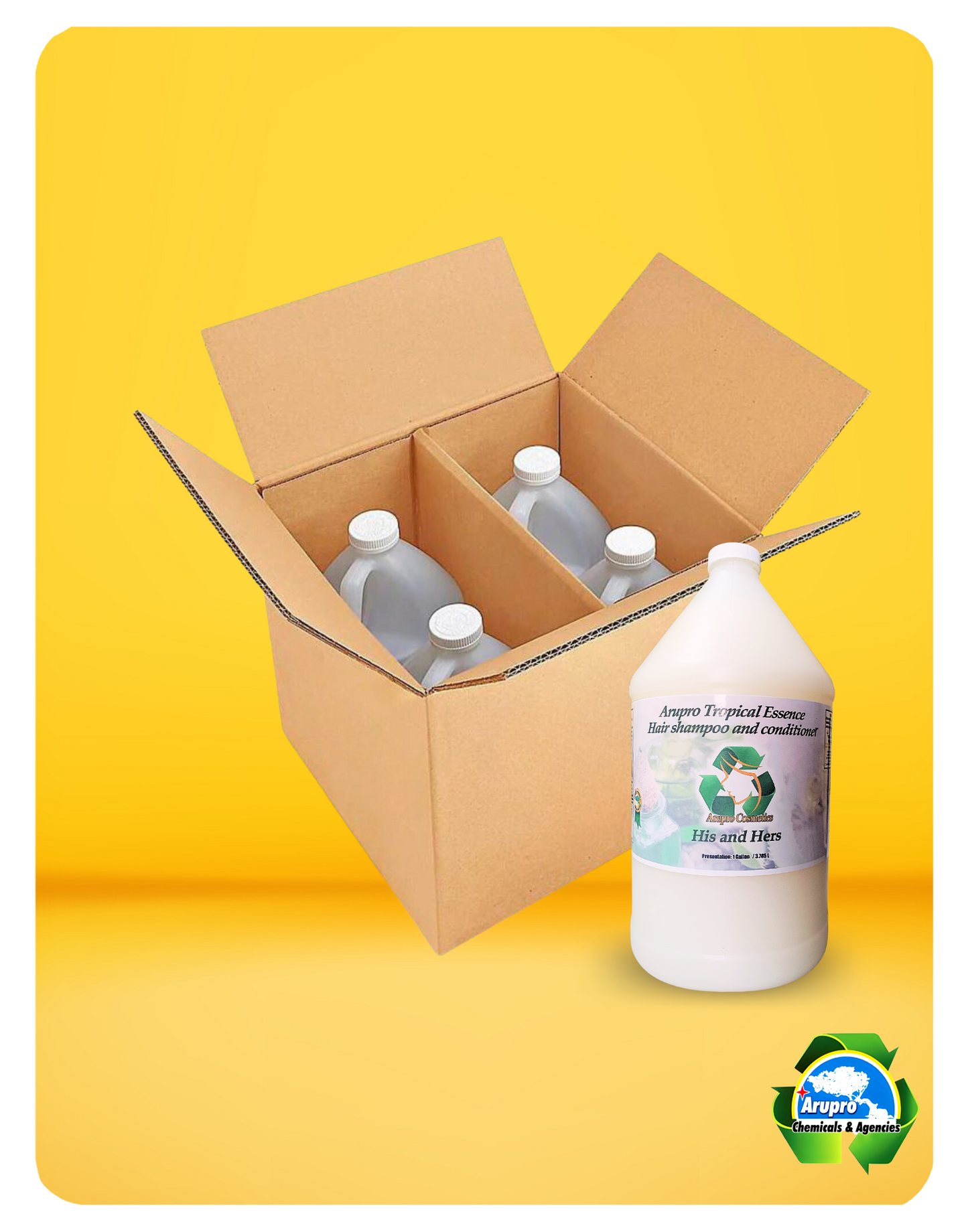 TROPICAL ESSENCE HAIR SHAMPOO & CONDITIONER - GALLON