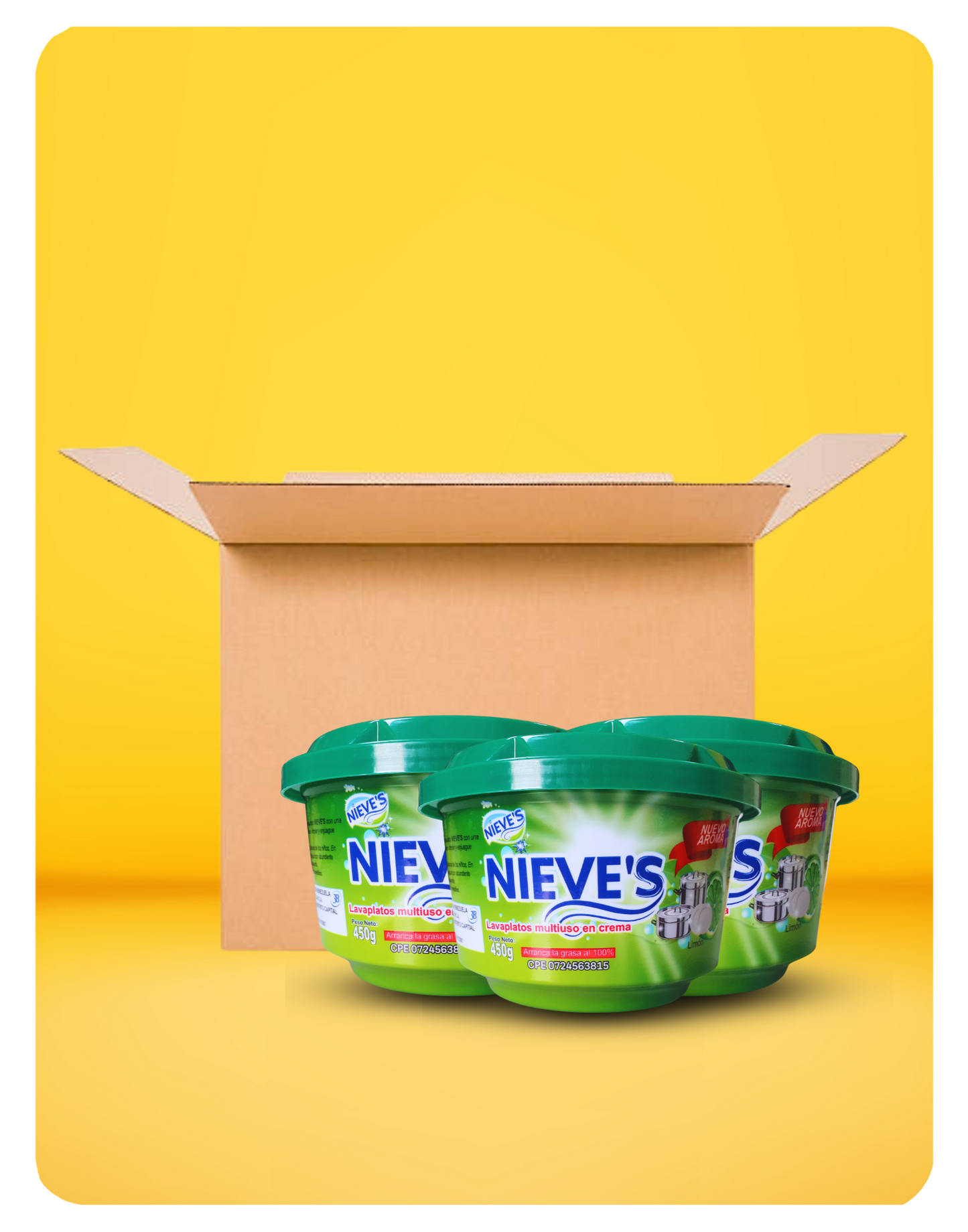 NIEVE'S - CREAM DISHWASHER LEMON - 450G