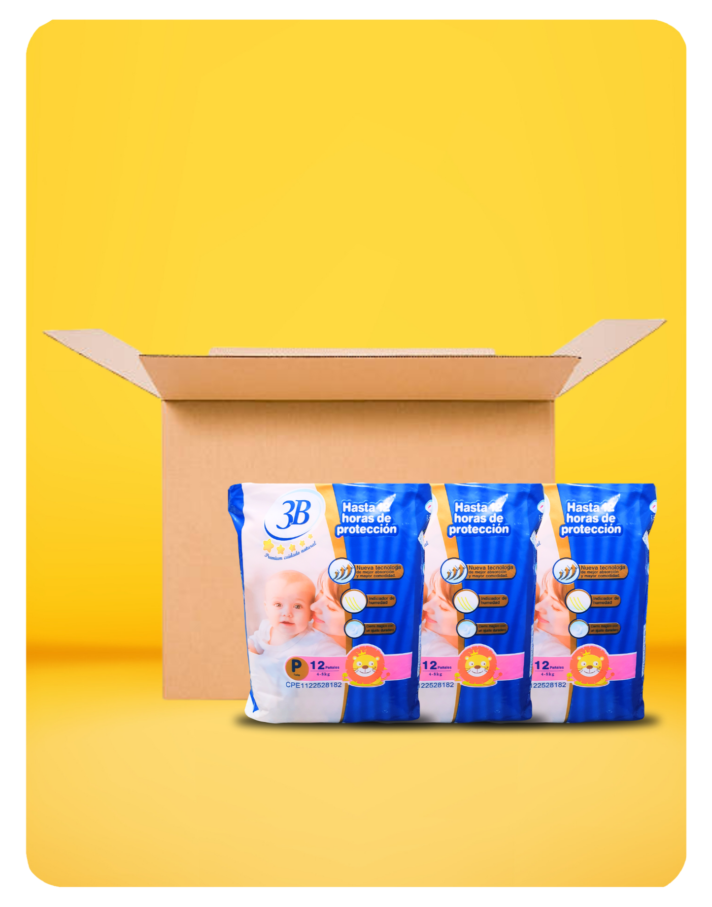 3B PREMIUM DIAPER PACK - SMALL SIZE