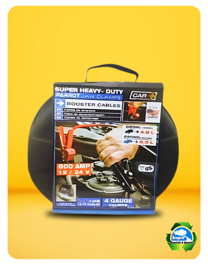 JUMPER CABLES 100% COOPER 12/24V - 3.65m