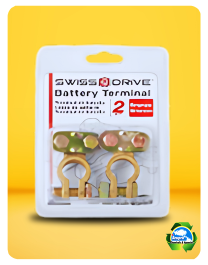 ARUPRO - SWISS DRIVE BRONZE BATTERY TERMINAL 2 PIECES