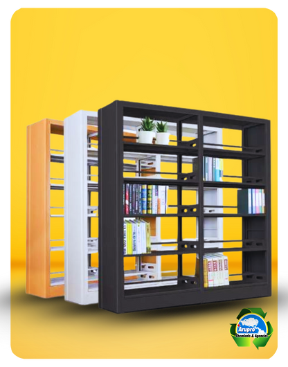 Book shelves for library