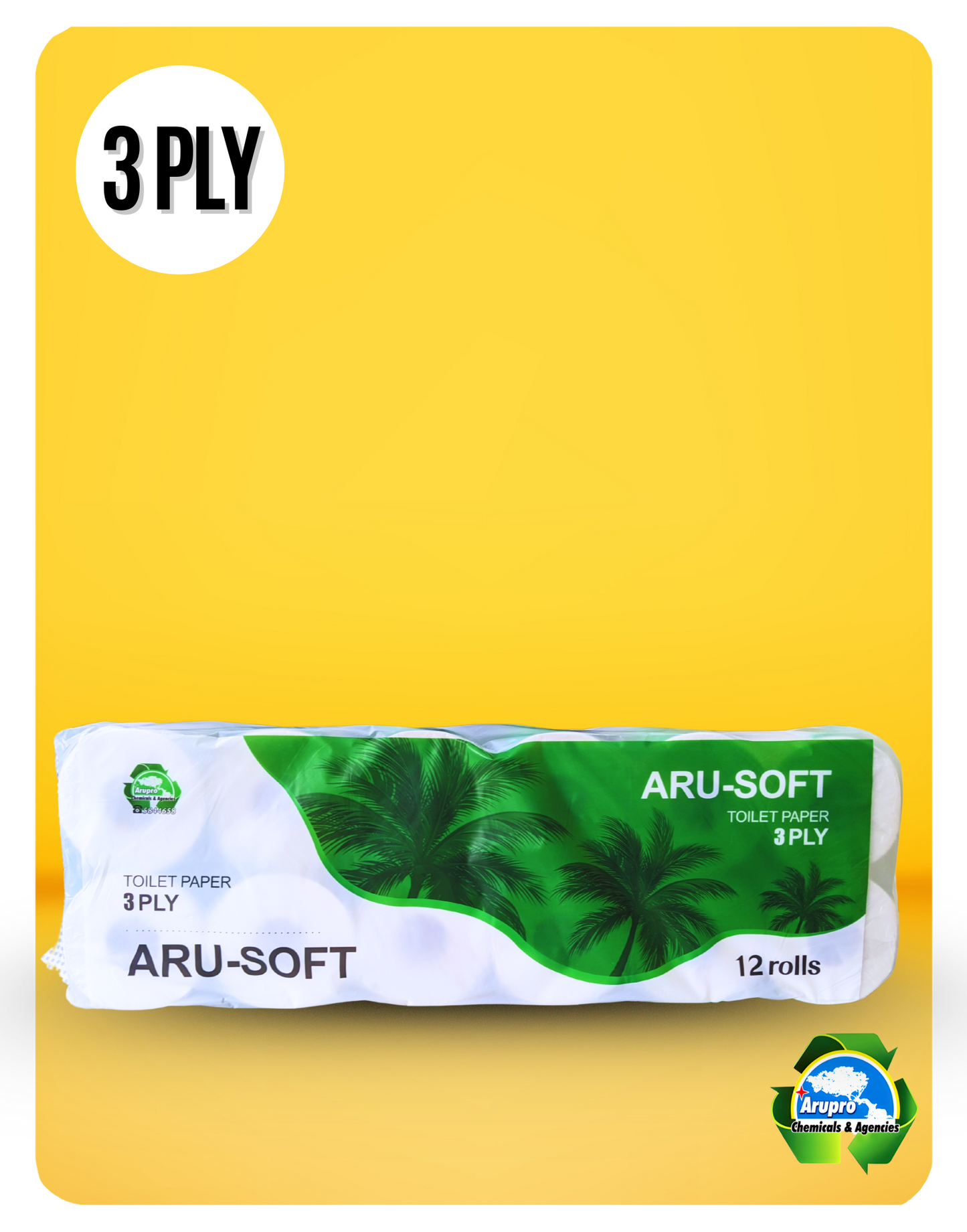 ARU-SOFT TOILET PAPER - 3PLY