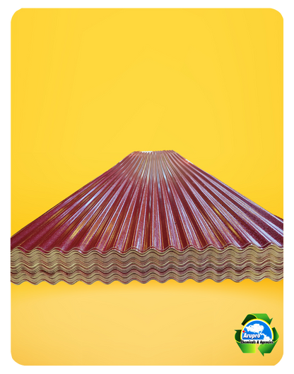 ASA RED WAVE ROOFSHEETS - 2.0mm