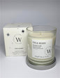 WHITE COLLECTION CANDLE -FIR & BERRY